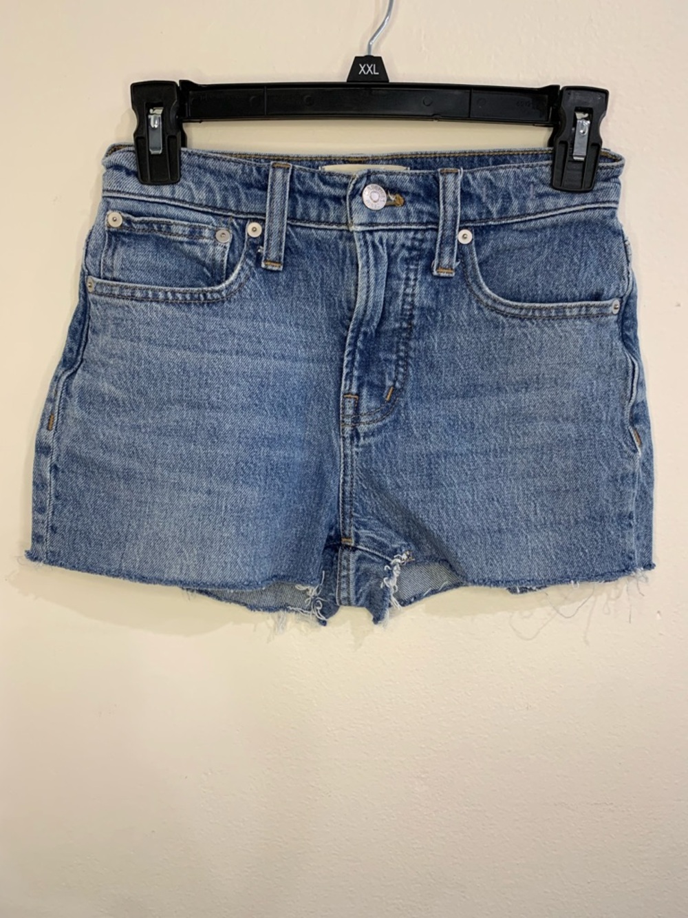Madewell Cutoff Shorts -Medium Wash Jean Shorts Size 24 90s Y2K Casual